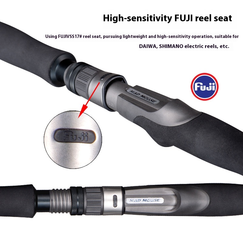 Mad Mouse New Japan 1.9m Saltwater Slow Pitch Jigging Fishing Rod Carbon Fiber Sea Fishing Boat Rod for Bass GT Tuna – Fishing Rod – view 5