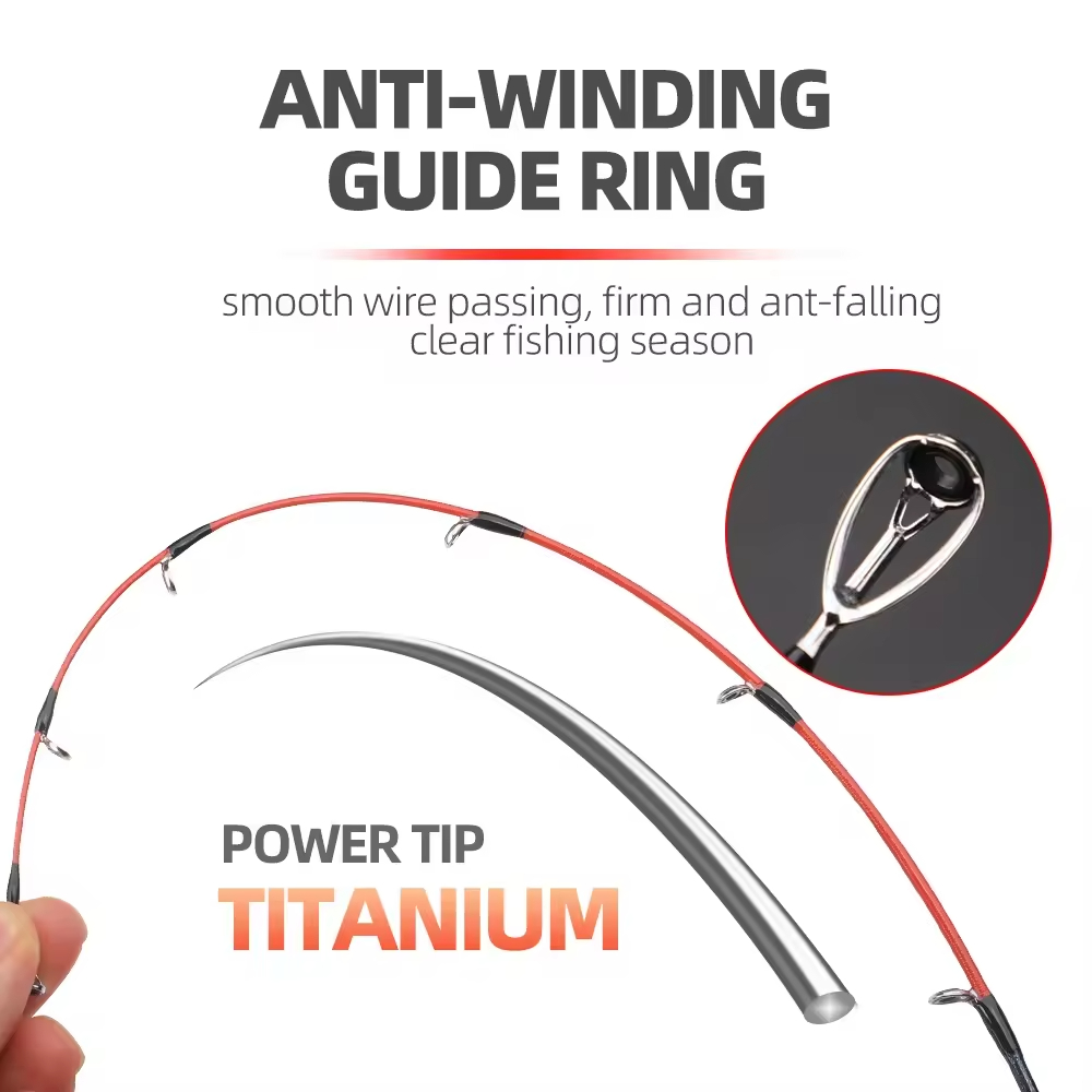 High Carbon Fiber 1.55m Ultralight EGI Squid Jig Fishing Rod Titanium Tip Casting Spinning Cuttlefish Lure Fishing Rod – Fishing Rod – view 5