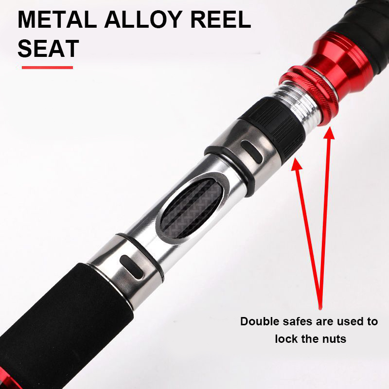 High Carbon Fiber Big Game Deep Sea Fishing 1.8m/2.1m 3 Sections Saltwater Boat Trolling Tuna Sea Bass Fishing Rod Pole – Fishing Rod – view 5