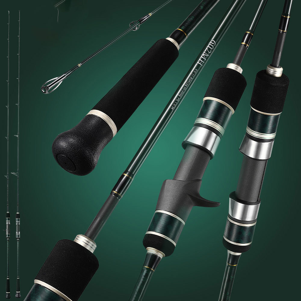 1.8m 1.98m Carbon Fiber Fast Pulling Slow Rocking Throwing Offshore Iron Sea Fishing Boat Rod – Fishing Rod – view 2
