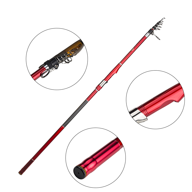 Wholesale 30T Carbon Fiber Super Hard Casting Telescopic Fishing Rod Sea Fishing Rod – Fishing Rod – view 3