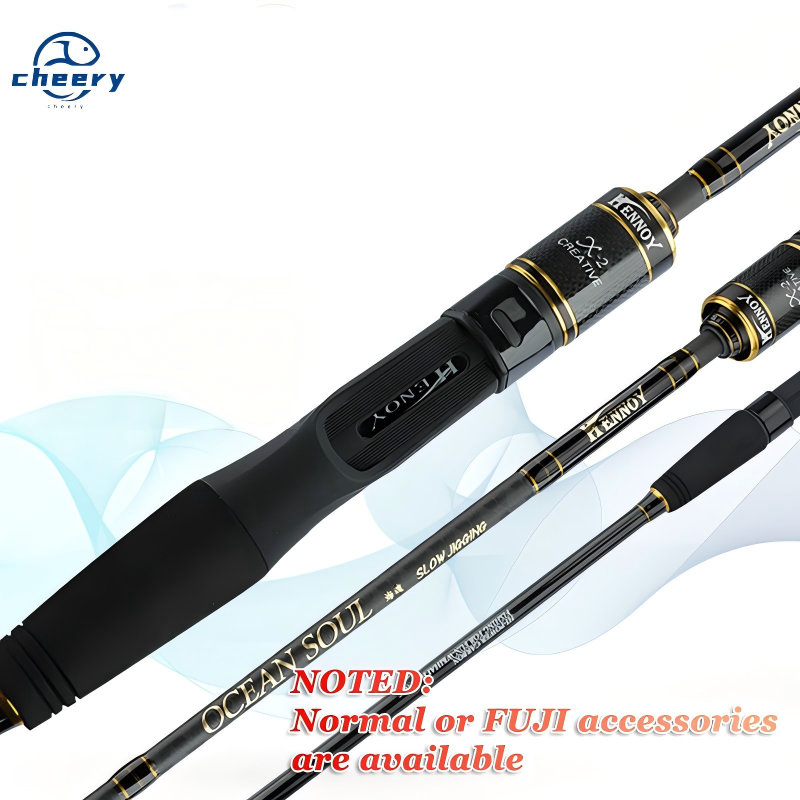 Bassmaster FUJI Parts Jig Rod Slow Jigging Fishing Rod Lure Carbon Fiber Casting Spinning Slow Pitch Jigging Fishing Rod – Fishing Rod – view 1