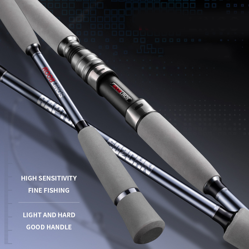 1.8m High Carbon Deep Sea Saltwater Boat Fishing Rod 2 Sections Shore Casting Fishing Rod EVA for Ocean Sea Fishing – Fishing Rod – view 3