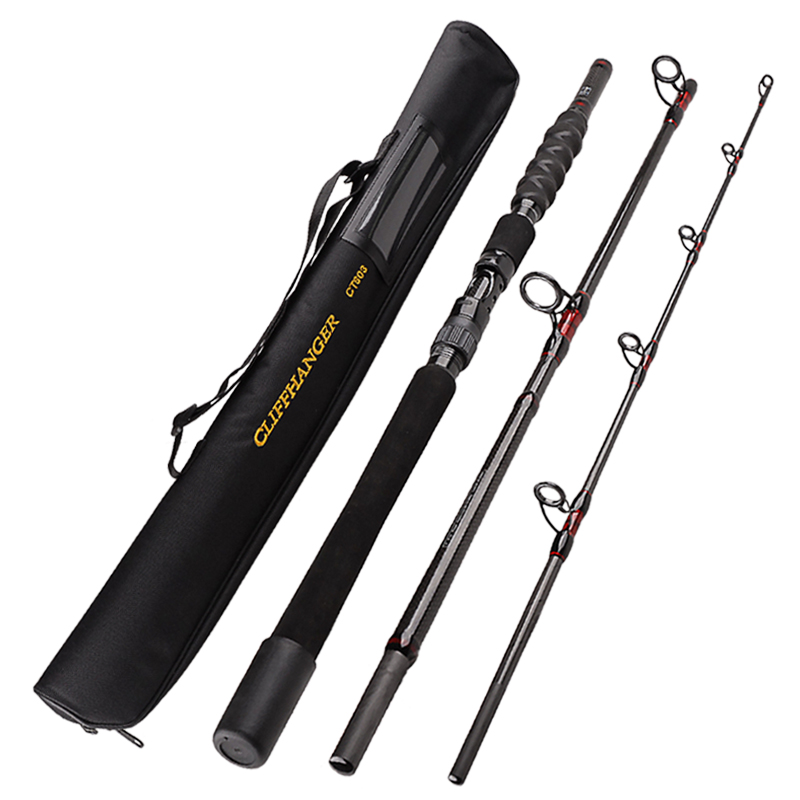 CHEERY Wholesale Price Custom 3 Section Carbon Fiber Boat Fishing Rod Trolling Fishing Rod Pesca Big Game Fishing Rods – Fishing Rod – view 2