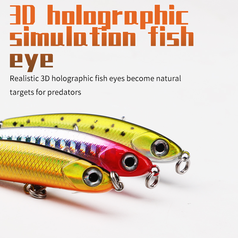New 3.5g/5.5g/8.5g/13g Sinking ABS Hard Plastic Pencil Lure for Salmon Fishing Salt Water Fishing Bait for River Lake Stream – Pencil – view 2