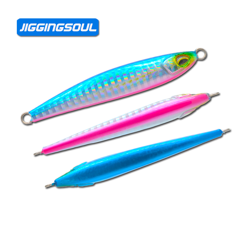 CHEERY RTS-308 20g-60g Vertical Jig Metal Artificial Hard Bait Jigging Lure Sardine Shape Various Colors – Metal Lure – view 2