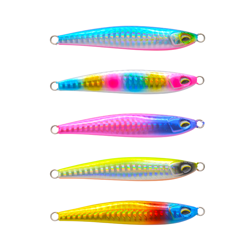 CHEERY RTS-308 20g-60g Vertical Jig Metal Artificial Hard Bait Jigging Lure Sardine Shape Various Colors – Metal Lure – view 1