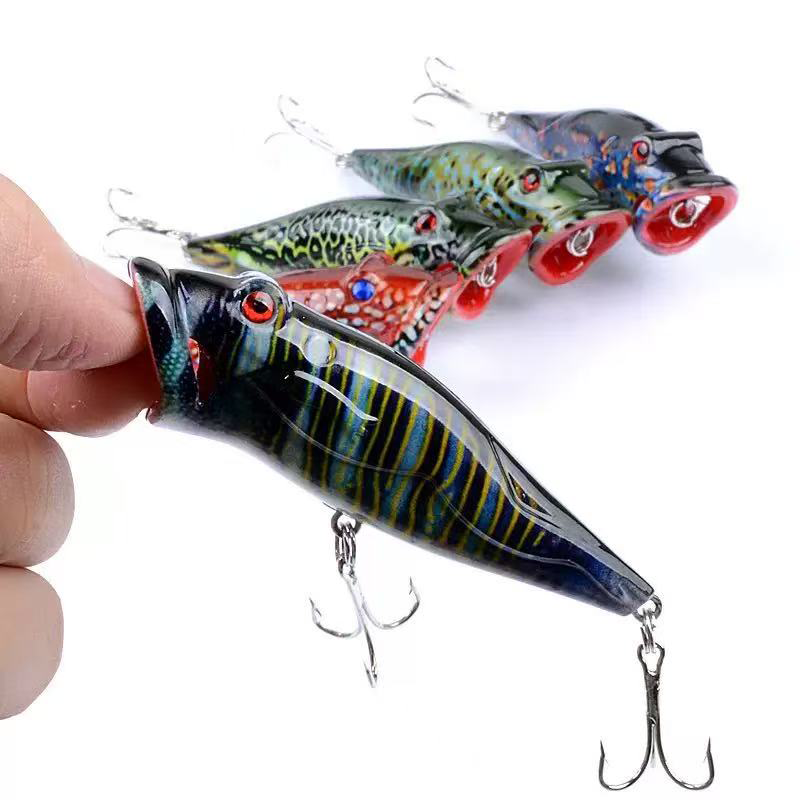 BST 8cm/12.4g Water Surface Popper Baits Bionic Fishing Lure – Popper – view 5