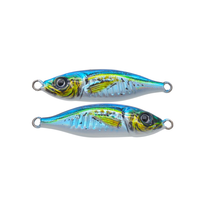 3D Printed Metal Barracuda Dying Fish UV Glow Jigging Lure for Long-Distance Casting Freshwater Bass & Carp Bottom Fishing – Metal Lure – view 3