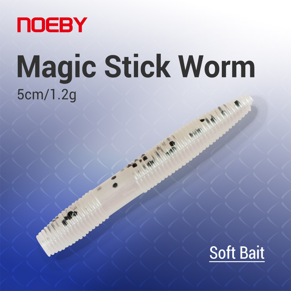 NOEBY Fishing Silicone Worms Artificial Soft Bait Worm Swim Baits Fishing Lure for Freshwater, Saltwater – Worms & Grubs – view 3