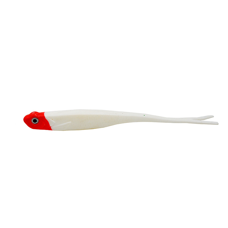 13cm Soft Bait Split Tail Fishing Lures Japan Shad Artificial Bait Jig Head Silicon Rubber Fish Swim Bait – Worms & Grubs – view 3
