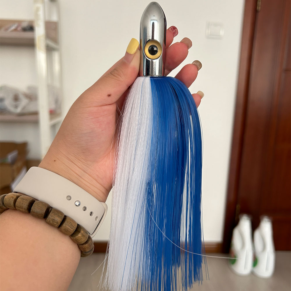 Jet Head Trolling Skirt Lures Metal Fishing Lure Heads for Lake Artificial Soft Bait Jigbait for Big Game Trolling – Metal Lure – view 4