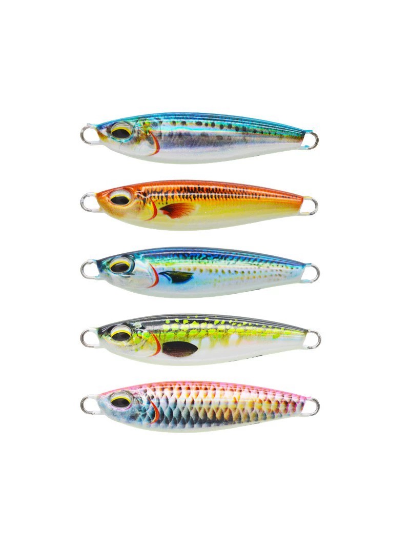HOT Slow Pitch Jigs 20g 30g 40g 3D Print Color Metal Jigs Japanese Bionic Jigging Fishing Lures Bass Bait for Sale – Metal Lure – view 2