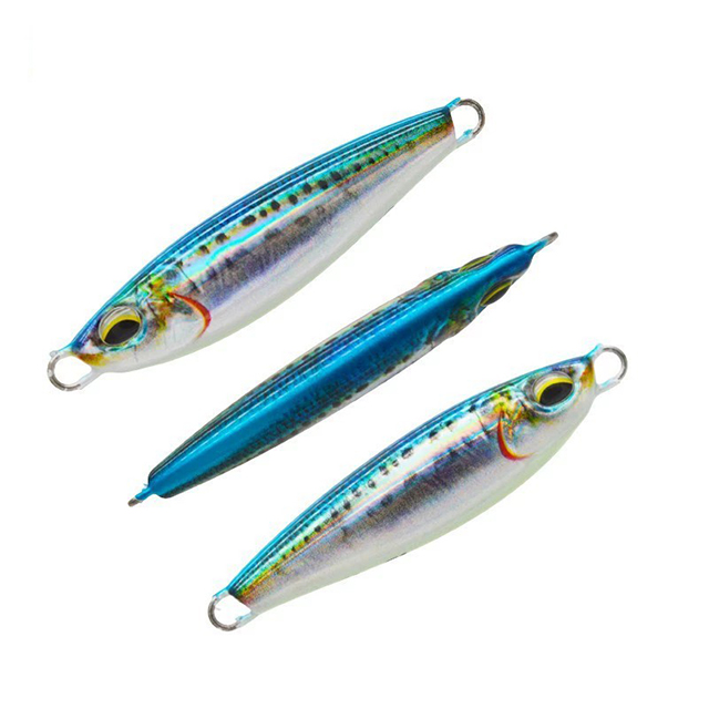 HOT Slow Pitch Jigs 20g 30g 40g 3D Print Color Metal Jigs Japanese Bionic Jigging Fishing Lures Bass Bait for Sale – Metal Lure – view 1