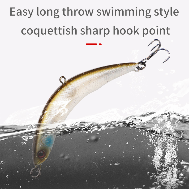 4g 7.5g Floating Fresh Water Sea Fishing Minoan Swimming Curved Crooked Turn Curve Jackall Pikupiku 65/78 Fishing Lures – Pencil – view 3