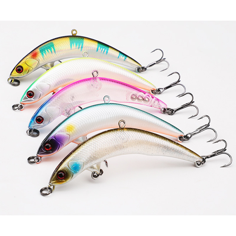 4g 7.5g Floating Fresh Water Sea Fishing Minoan Swimming Curved Crooked Turn Curve Jackall Pikupiku 65/78 Fishing Lures – Pencil – view 1