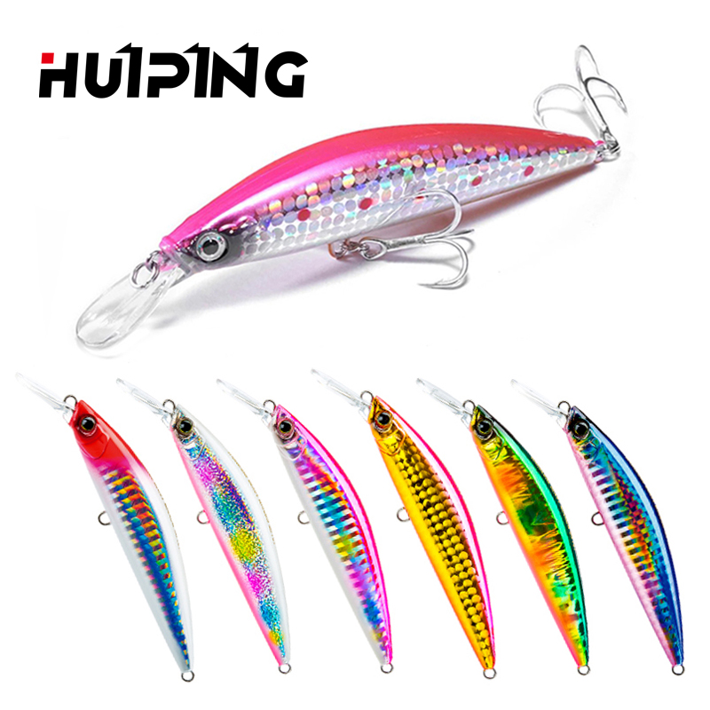 Sinking Lure for Saltwater Fishing 90mm 27g Plastic Bait Long Casting Rolling Action Fishing Minnow Baits – Minnow – view 1