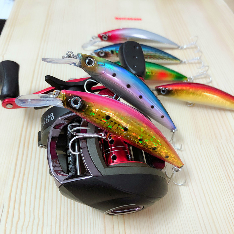 Sinking Lure for Saltwater Fishing 90mm 27g Plastic Bait Long Casting Rolling Action Fishing Minnow Baits – Minnow – view 4