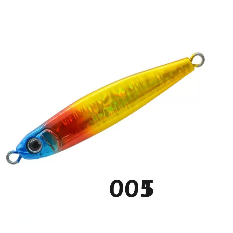 Wholesale and Retail Colorful Slow Shaking Iron Plate Lead Fish 60g Lure Bait High Quality Casting Bass Bait – Metal Lure – view 2