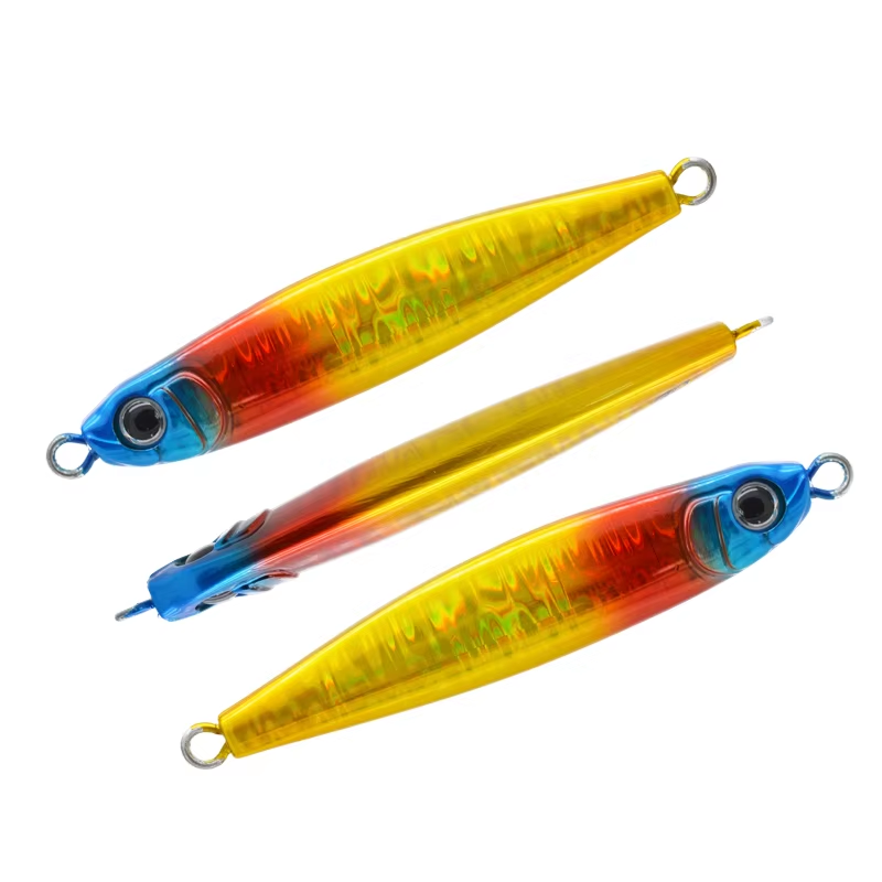 Wholesale and Retail Colorful Slow Shaking Iron Plate Lead Fish 60g Lure Bait High Quality Casting Bass Bait – Metal Lure – view 1
