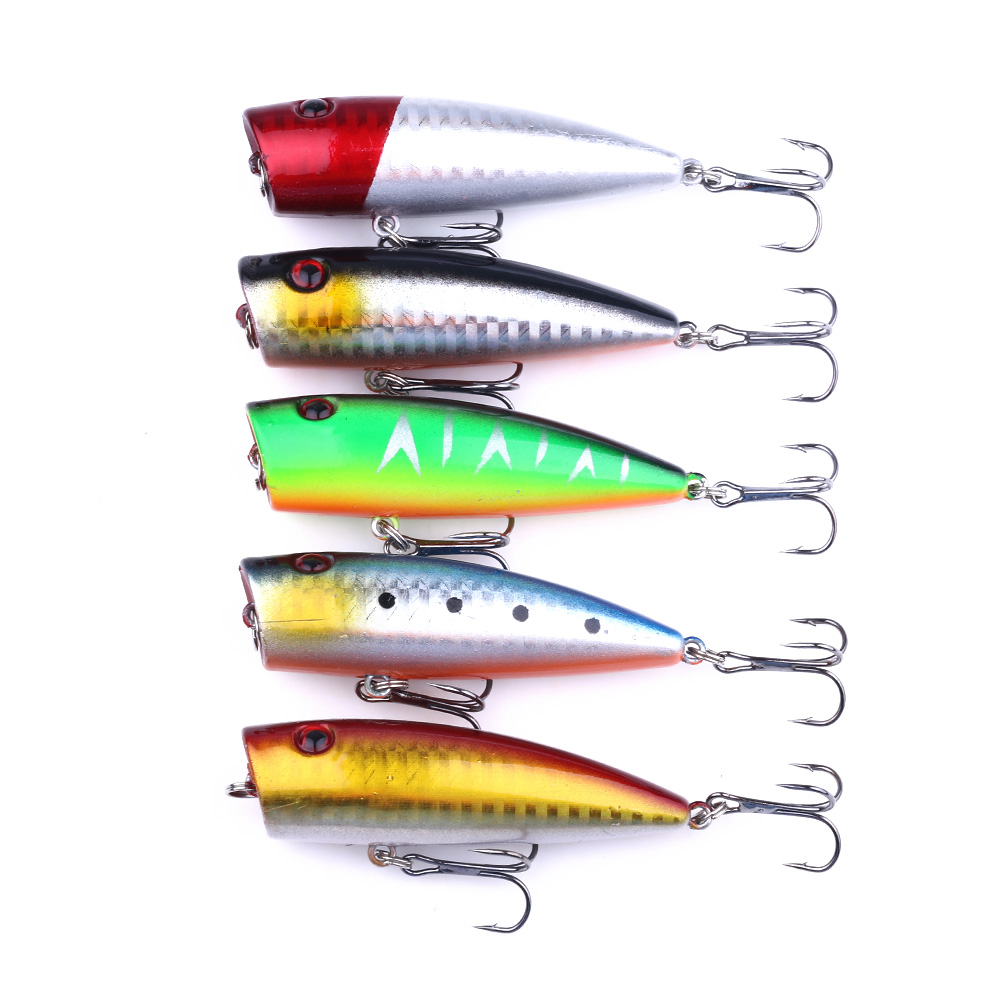 20pcs/bag Wholesale Hard Plastic Crankbait Minnow Popper Vibe VIB Fishing Lures Kit Artificial Swimbait Lure Combo – Minnow – view 5
