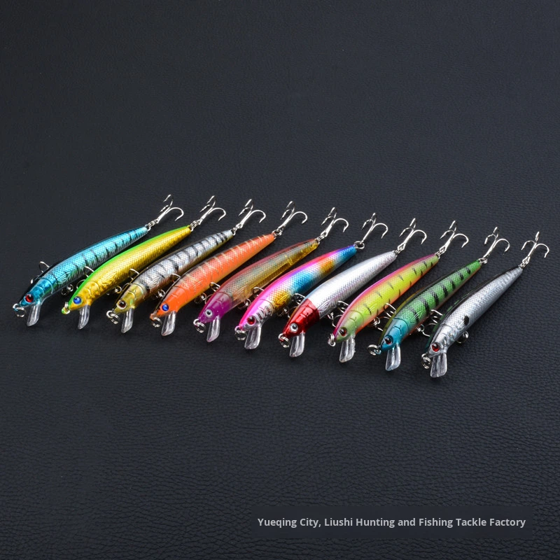 CHEERY the Brave ABS Live Bait Fishing Floating Minnow Bait 9.5Cm/8.5G with Hooks Bass Sea Fishing – Pencil – view 4