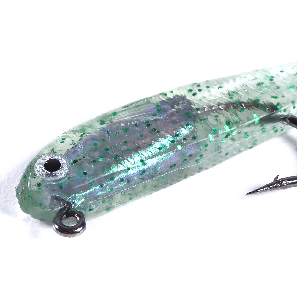 Swimbait Artificial Bait 5pcs/bag Carp Pesca Lead Jig Head Fishing Tackle 7.5cm 5.5g Soft Lure – Worms & Grubs – view 3