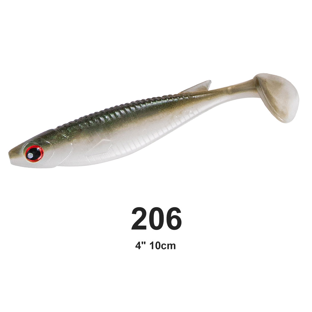 CHEERY NOEBY 10cm Paddle Shade Soft Bait Swimbait Luminous Fishing Lure Plastic Soft Baits Leurre for Saltwater and Freshwater – Worms & Grubs – view 5