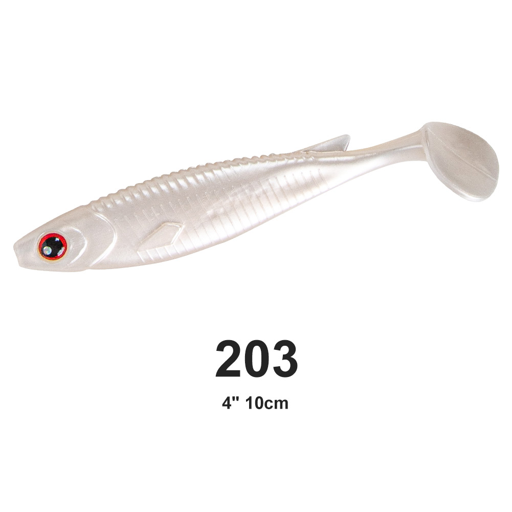CHEERY NOEBY 10cm Paddle Shade Soft Bait Swimbait Luminous Fishing Lure Plastic Soft Baits Leurre for Saltwater and Freshwater – Worms & Grubs – view 3