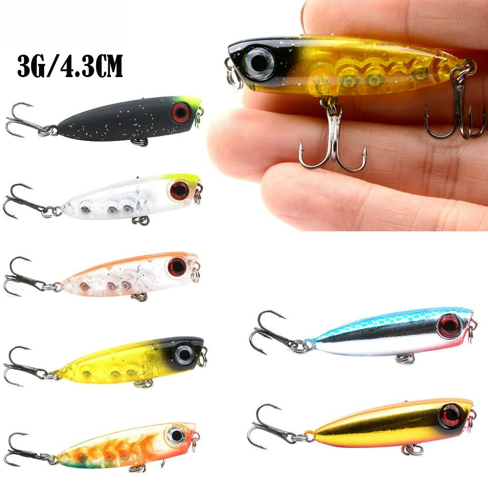 3.0g/4.3cm Fishing Lures Slow Sinking Pencil Lures Hard Fishing Bait Fishing Plugs for Salmon Redfish Trout Bas – Pencil – view 1