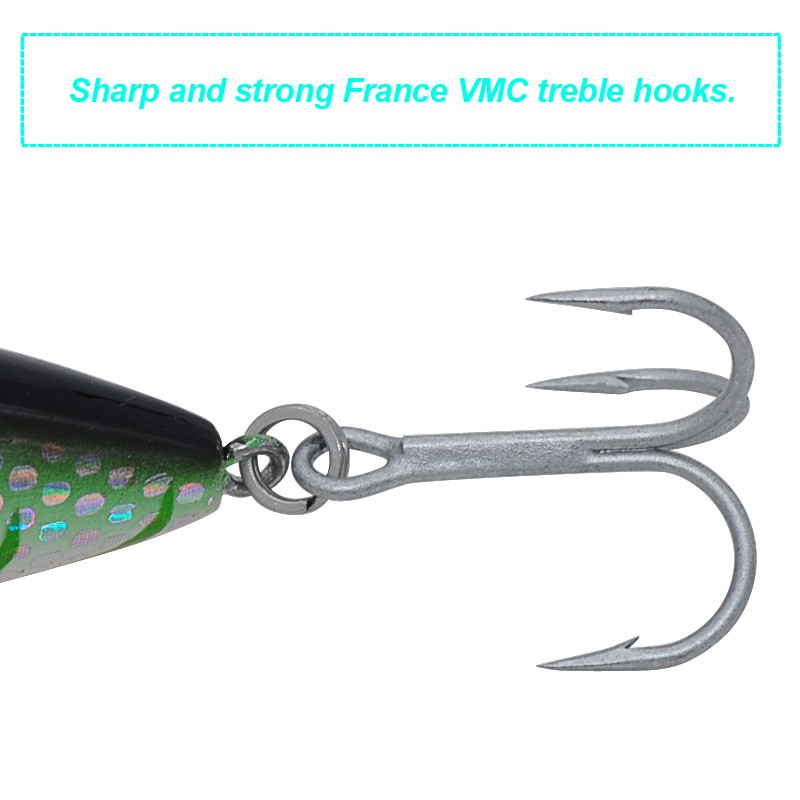 CHEERY Free Fishing Tackle Samples Top Water Jumping Surface Lure Big Mouth Pop Bass Artificial Lures – Popper – view 5