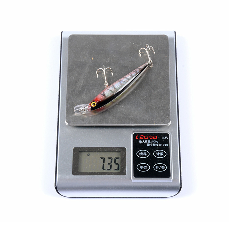 9cm 7.3g Minnow Hard Fishing Lures 9 Colors 3D Eyes Bionic Artificial Minnow Baits Mino Hard Lure – Minnow – view 3