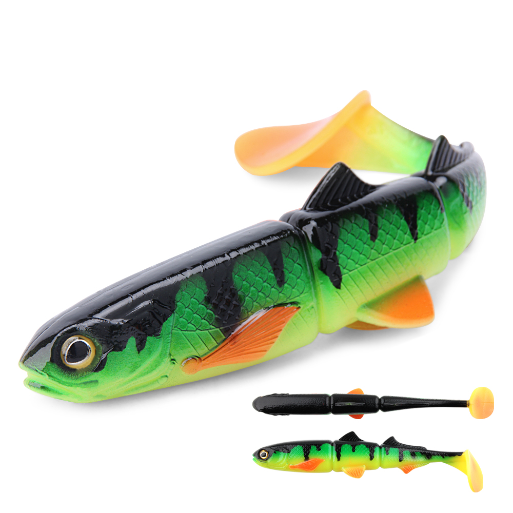 Spinpoler T Tail PVC Soft Bait Swimbait Wobblers 16cm 22cm Fishing Sea Fishing Artificial Soft Lure Saltwater Pike River Tackle – Soft Lure – view 1