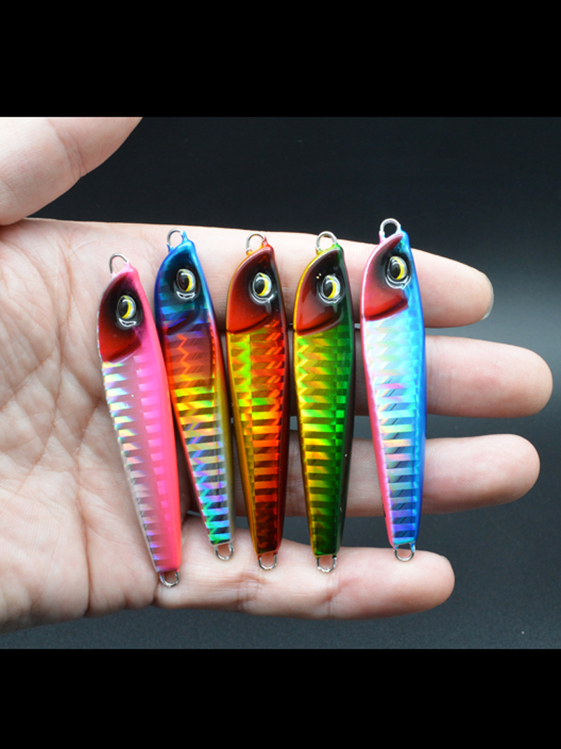 Newbility 30g 40g 60g Japanese Lazer Paper Fishing Metal Jig 3D Printing Slow Pitch Jigging Lure Lead Jig Swim Bait – Metal Lure – view 3