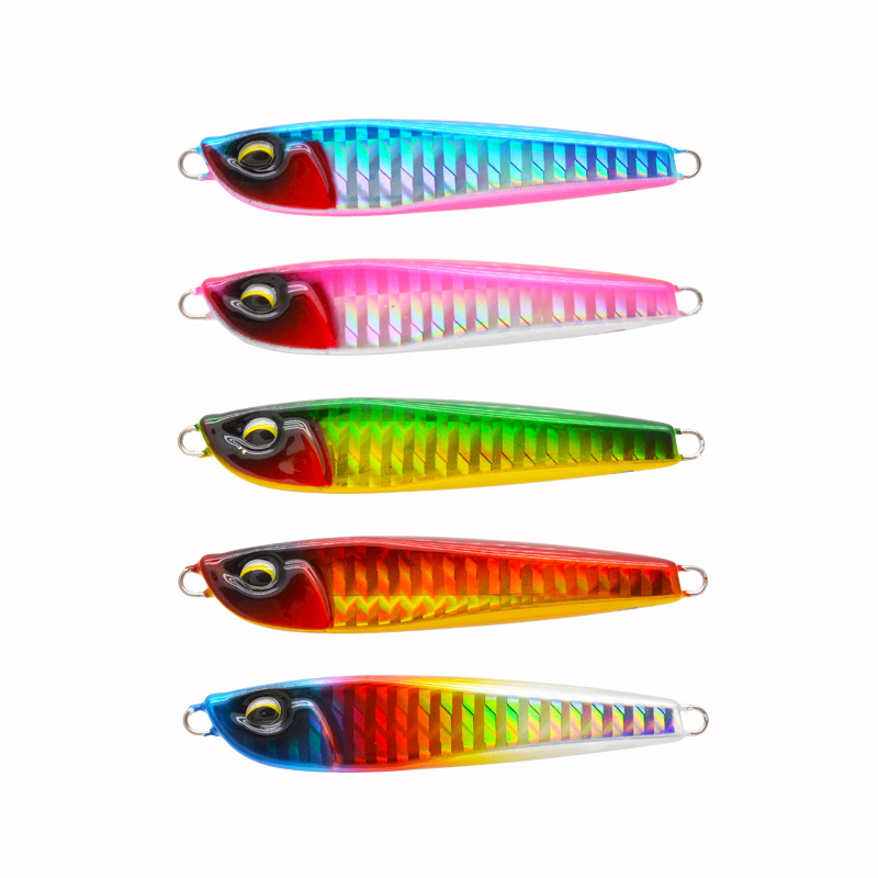Newbility 30g 40g 60g Japanese Lazer Paper Fishing Metal Jig 3D Printing Slow Pitch Jigging Lure Lead Jig Swim Bait – Metal Lure – view 2