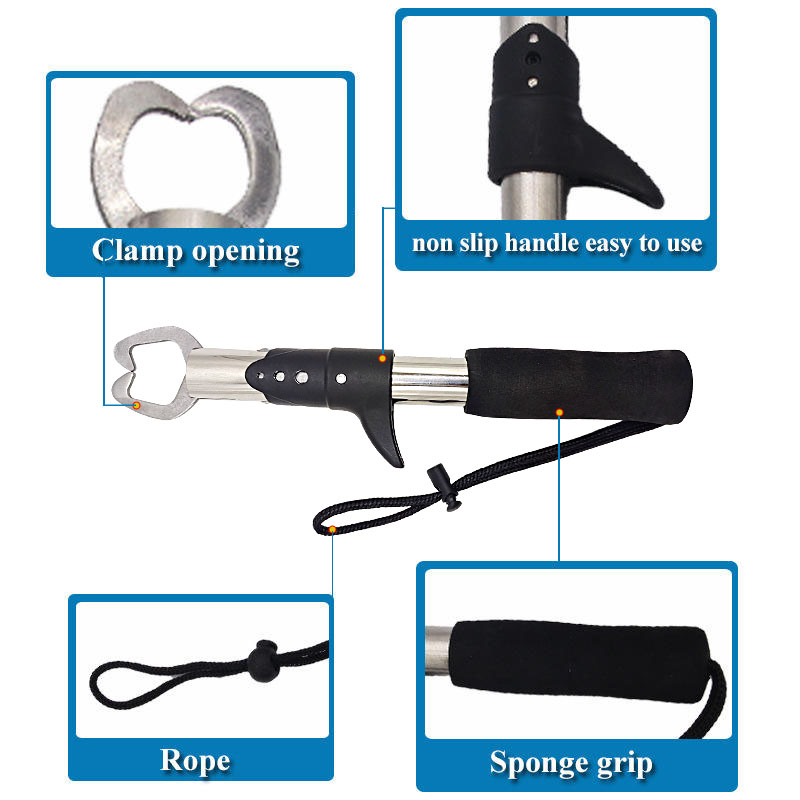 Electronic Control Fish Clamp Device Stainless Steel Fishing Lip Grip – Fishing Accessory – view 3