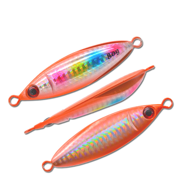 New 30g 40g 60g 80g Slow Jigs Lure Artificial Metal Jig Casting Fishing Bait Tackle Jigging Fishing Lures – Metal Lure – view 1