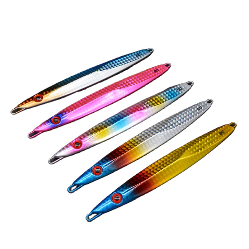 Cheery RTS305 100g Metal Jig Lure for Zander-Saltwater Sea Fishing Vertical Jigging Hard Bait – Metal Lure – view 1