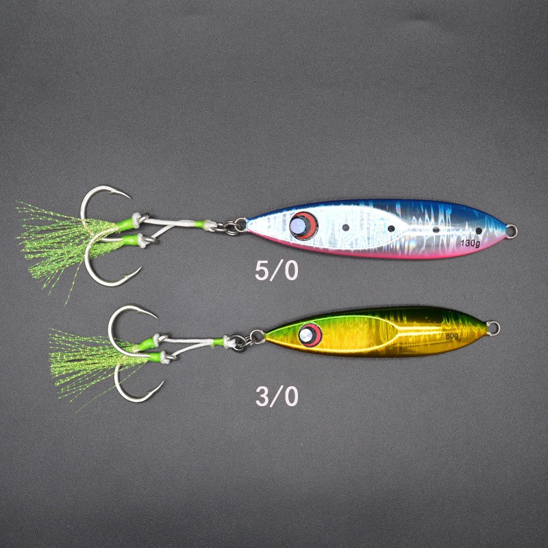 High Quality Carbon Steel Fishhooks Sea Fishing Saltwater With Luminous Fishing Double Hook Assist Hooks for BIG FISH – Fishhook – view 5