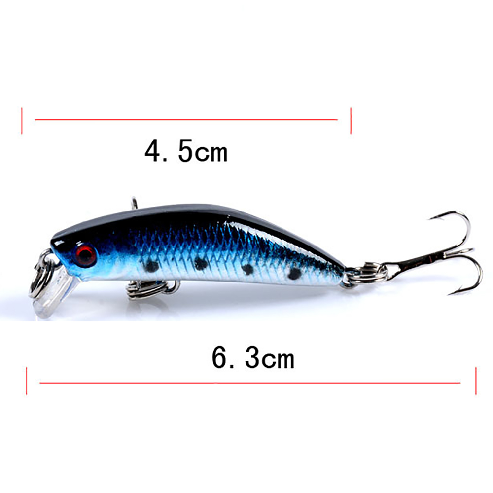 4.5cm/2.8g Artificial Hard Crankbait Crank Fishing Sinking Minnow for Saltwater Freshwater – Crankbait – view 4