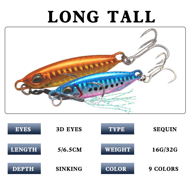 Duo Iron Plate Far-Casting Lure Bait 15g Metal Freshwater Sea Fishing Bass Gear with Shiny Blood Groove Hook – Metal Lure – view 3