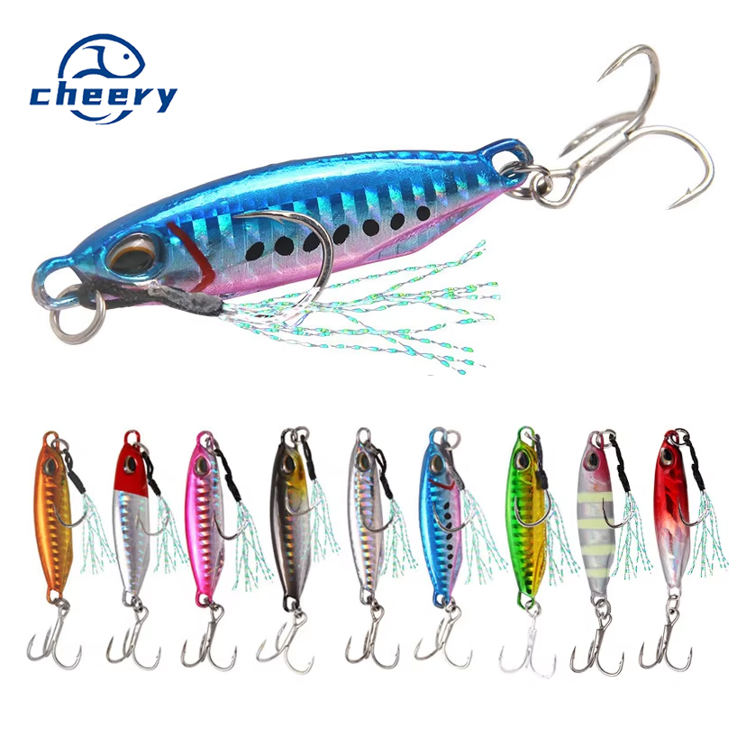 Duo Iron Plate Far-Casting Lure Bait 15g Metal Freshwater Sea Fishing Bass Gear with Shiny Blood Groove Hook – Metal Lure – view 1