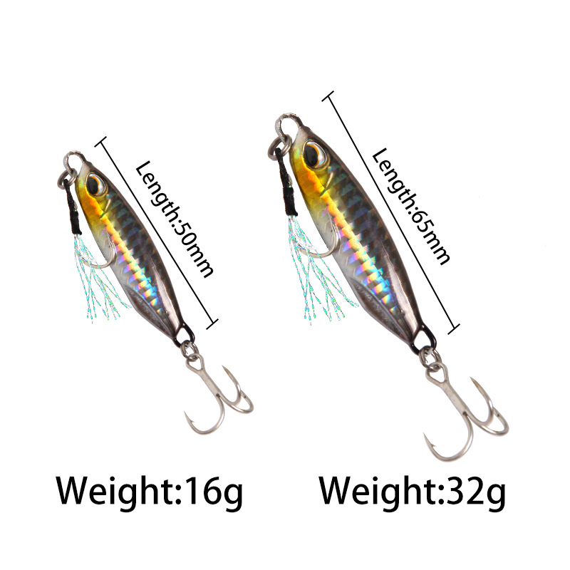 Duo Iron Plate Far-Casting Lure Bait 15g Metal Freshwater Sea Fishing Bass Gear with Shiny Blood Groove Hook – Metal Lure – view 5