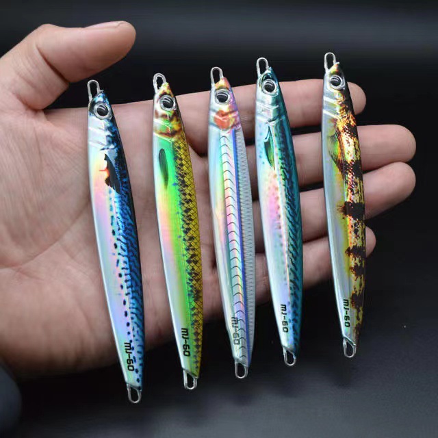 3D Printing Hard Lure Mackerel Fast Metal Lead Jigs Saltwater Fishing Jig Heads Boat Fishing Bait – Metal Lure – view 3