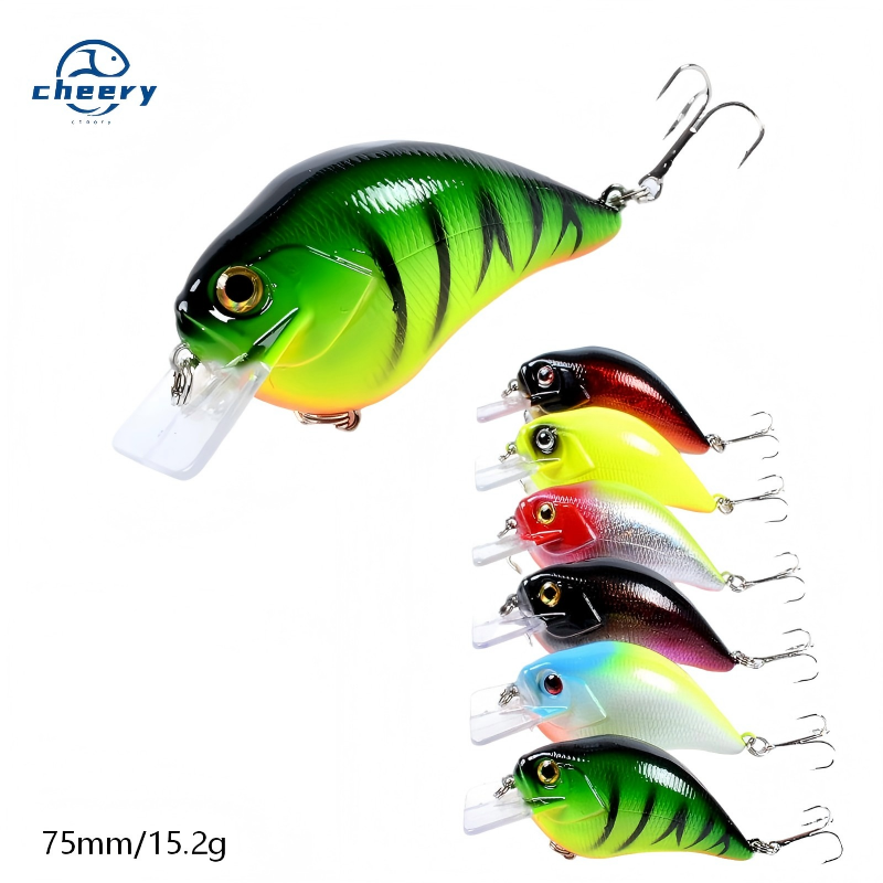 Fishing Lure Square Bill Crankbait 7.5cm 15.2g Wobblers Swimbait Artificial Hard Bait for Bass Carp Trout Pesca Tackle – Crankbait – view 1