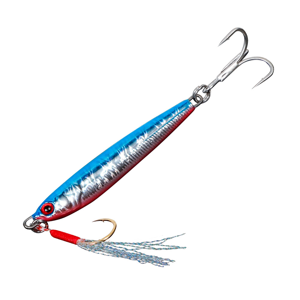 Lead Fishing Lures Saltwater Metal Jigging Spoon Sea Bass Lure Kit Tuna Snapper King Butterfly Micro Jigs – Metal Lure – view 1