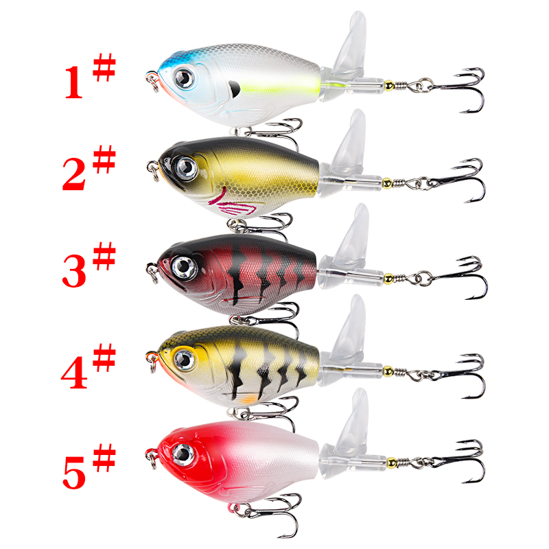 New Arrival Crank Noise Simulate Lure Top Water Tractor 11.5g/16g with 2pcs Strong Treble Hooks for Pollack Pike – Other Hard Lure – view 3