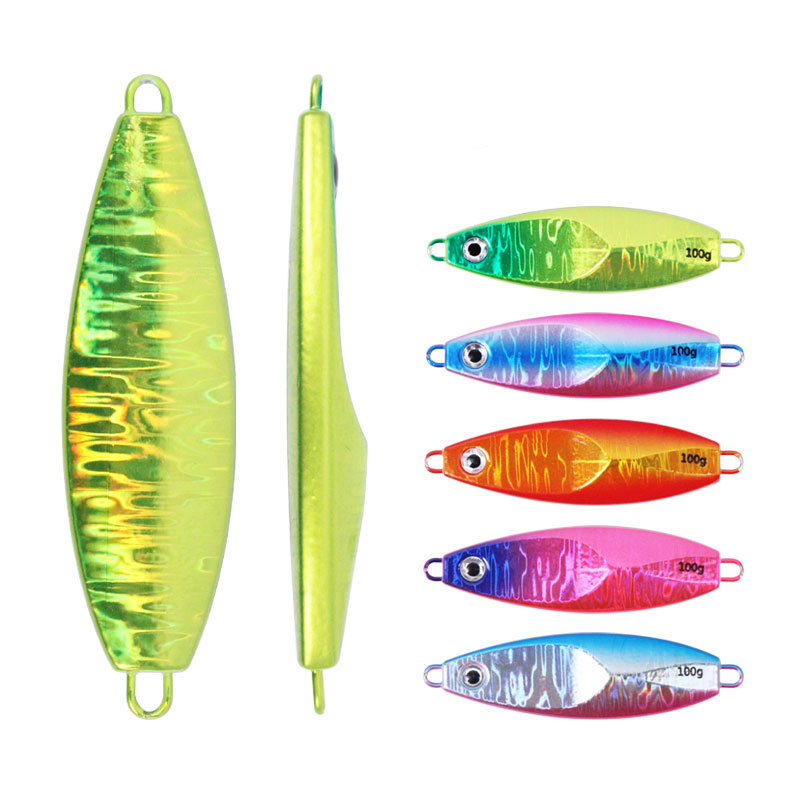Guosong Metal Jigs 40/60/80/100g Double Hooks Jig Baited Jigs Lure – Metal Lure – view 1