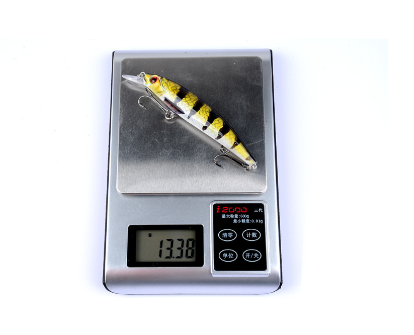 Fishing Lure Bionic Minnow Bass Trolling Artificial Hard Bait 11cm 13.4g Crankbait Wobblers 3D Eyes for Fishing Carp Pesca – Minnow – view 4