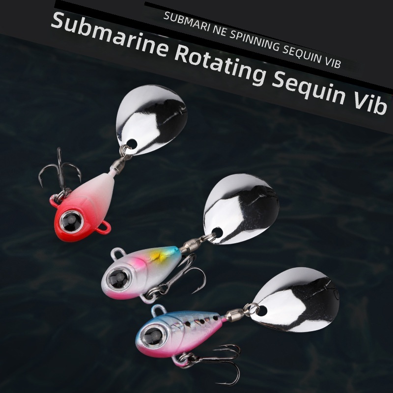 CHEERY 8g-13g Artificial Spintail Vib Winter Sea Saltwater Bait Targeting Salmon and Pike Metal Material Vib Fishing Lures Bait – Metal Lure – view 2